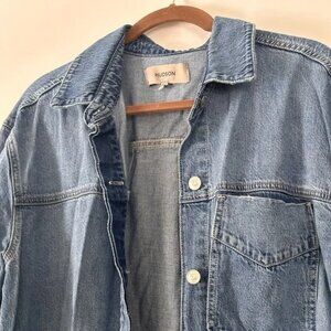 Hudson Jeans Denim Button Up Shirt - XL New